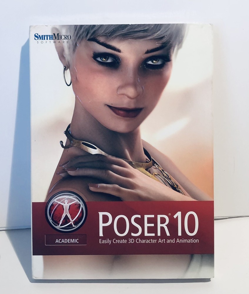 Poser 10 Easily Create 3D Character Art & Animation SmithMicro Software New