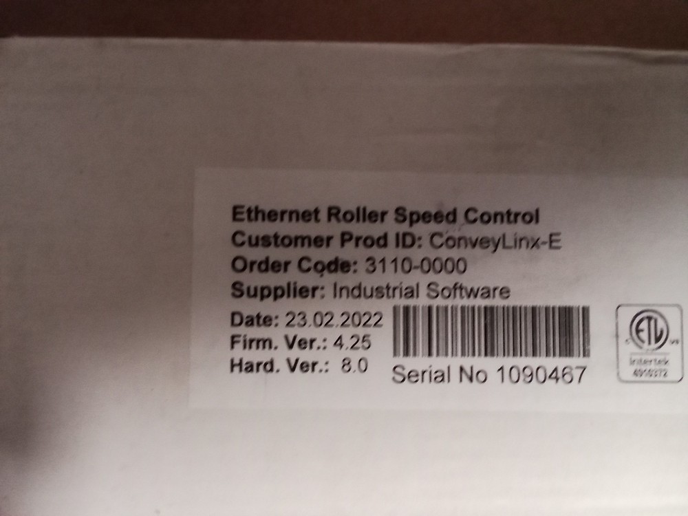 Pulseroller Ethernet Roller Speed Control