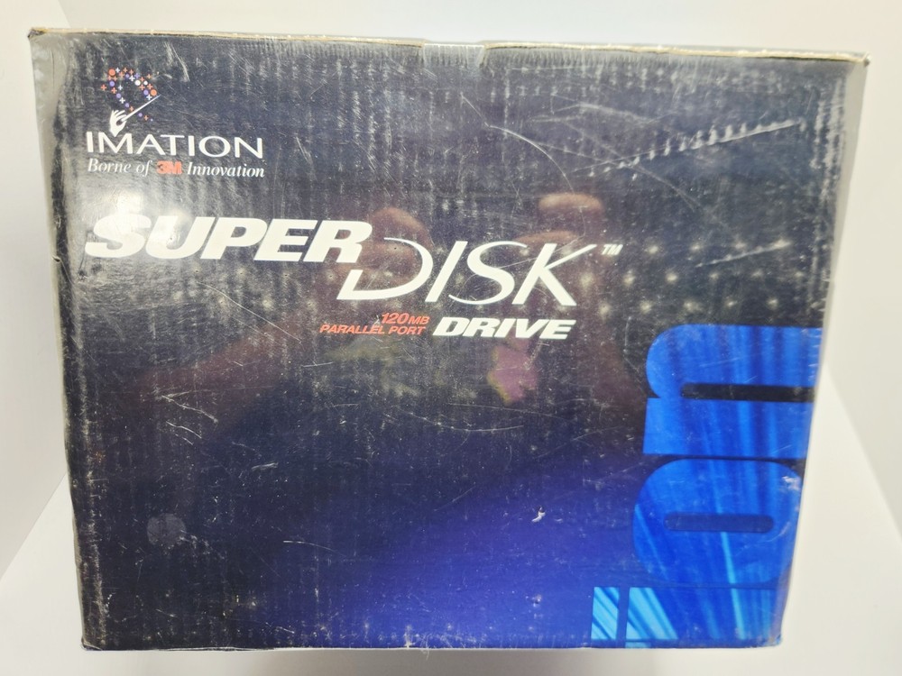 Imation Super Disk™ 120MB Drive Parallel Port for Windows New Sealed