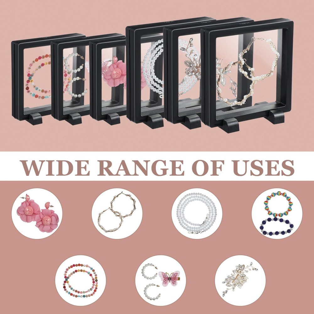 Floating Frame, Large Size Display Case for Storing Coins, Medals