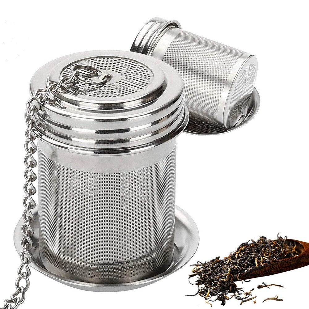 Tea Infuser Tea Strainer with Extended Chain Extra Fine Mesh Tea Ball Filter