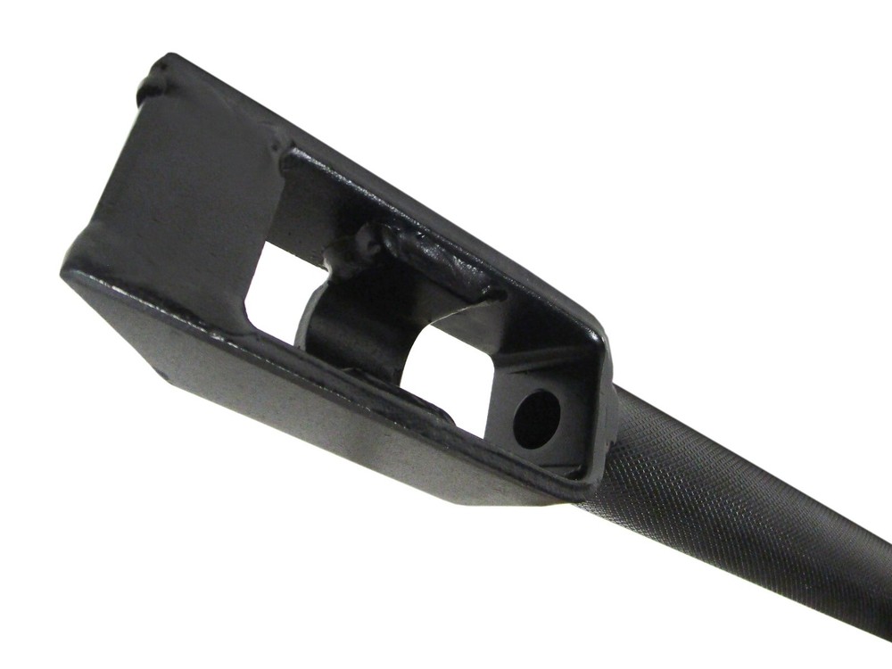 35" HD Black Combination Winch Bar for Flatbed Trailers Tie Down Strap (2 Pack)