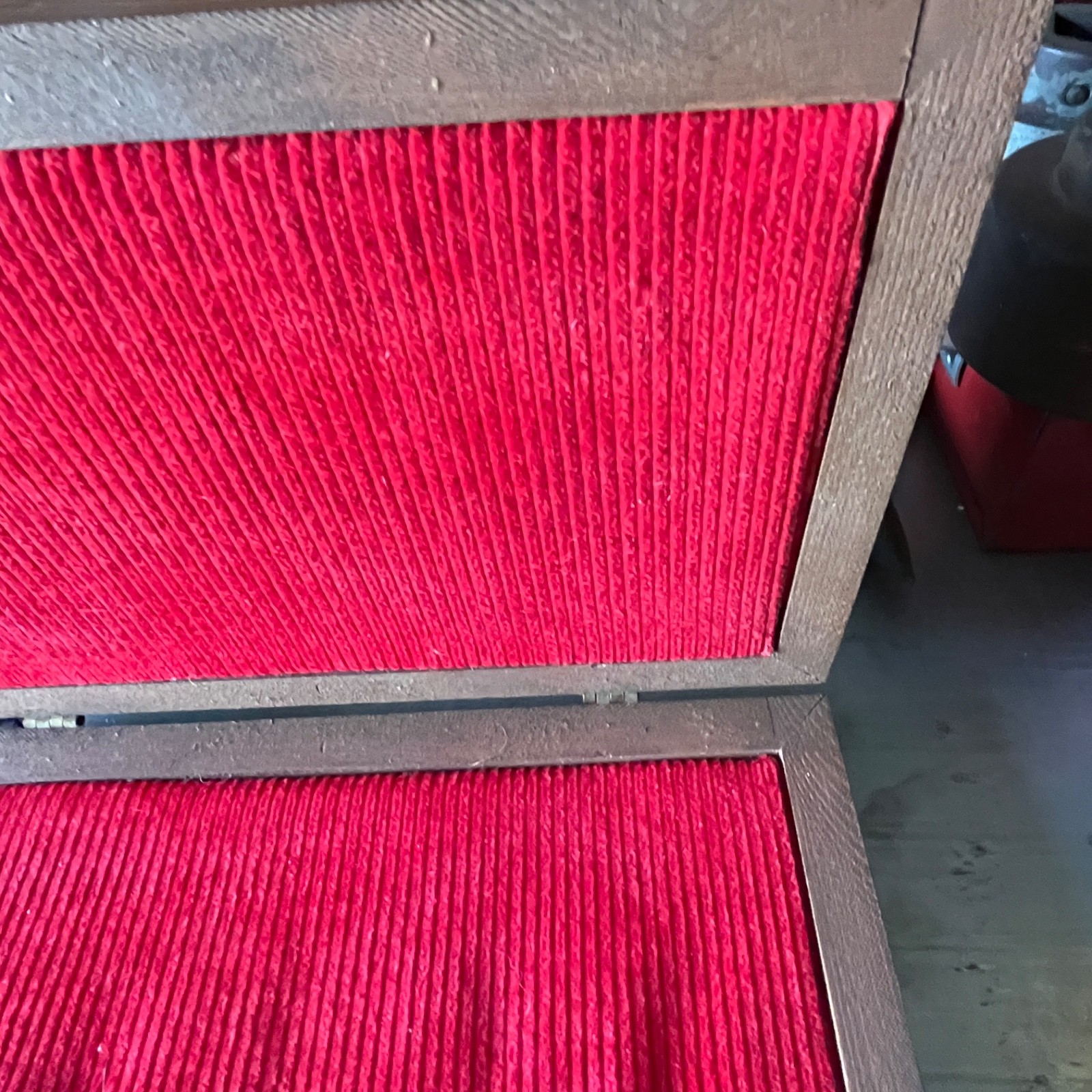 Wooden Gun Case Knife Pistol 13.5” x 8.5” x 3 Revolver Wood USA Shadow Box