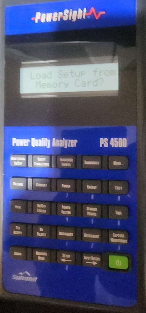 Summit Technology PowerSight PS4500 Power Quality Analyzer With 4 eFX6000 Probes