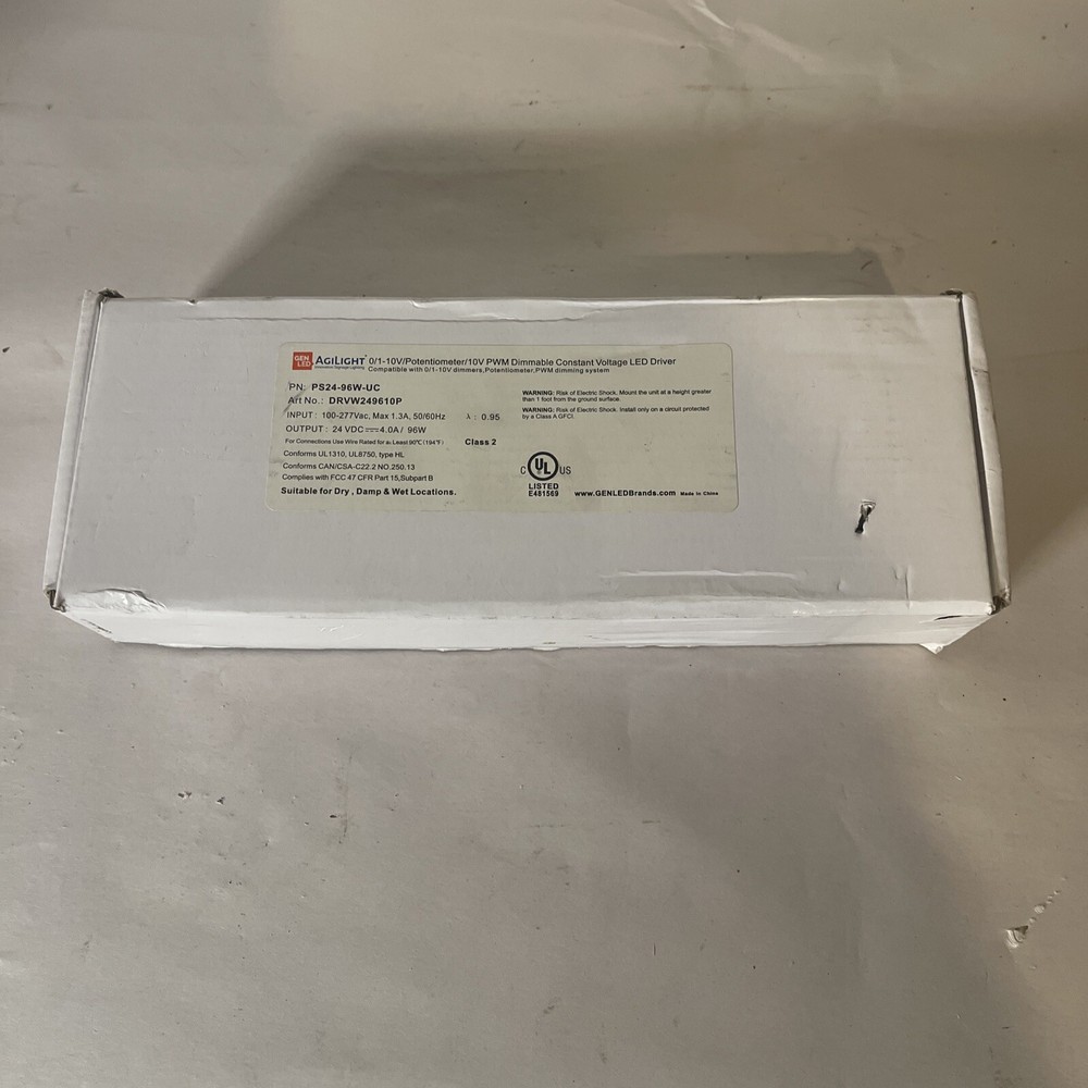 PS24-96W-UC Agilight Dimmable Constant Voltage LED Driver