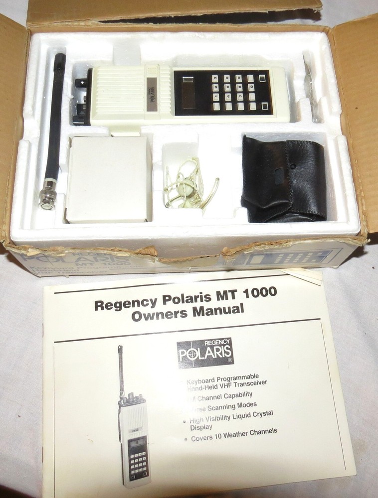 Regency Polaris MT 1000 Keyboard Programmable Hand-Held VHF Transceiver