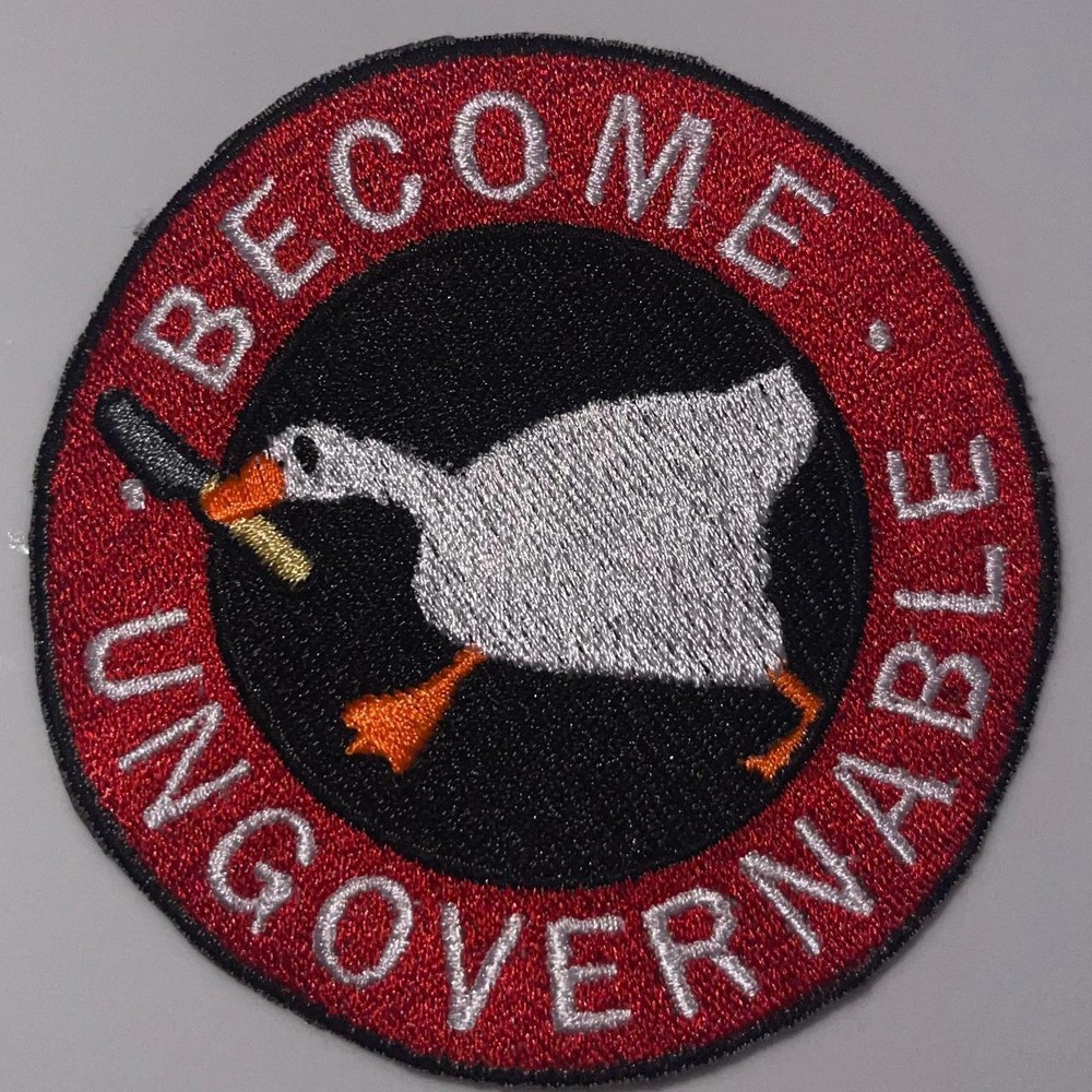 Become Ungovernable Iron On Embroidery Patch