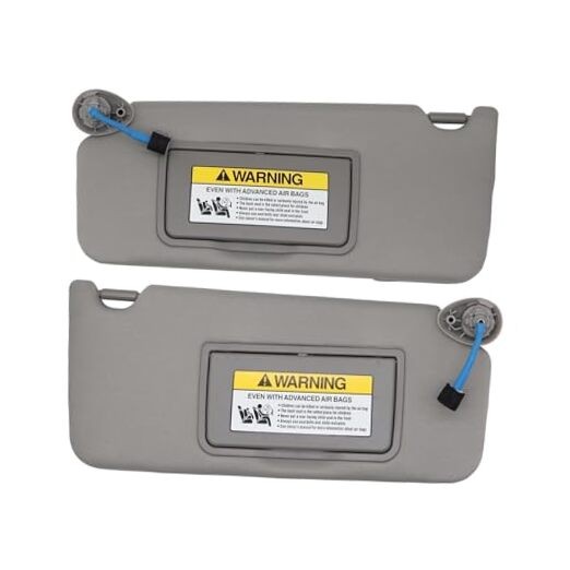 Pair Sun Visor Left and Right Compatible with Accord A Pair Left+Right Grey