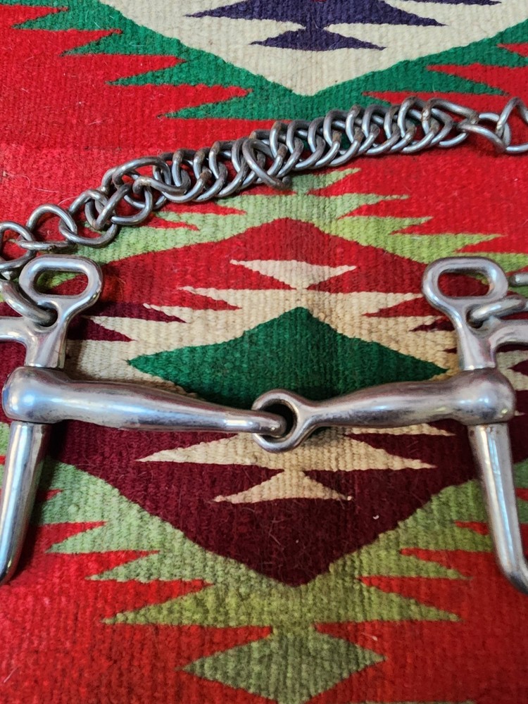 5" KIMBERWICK SNAFFLE WITH CHIN CHAIN