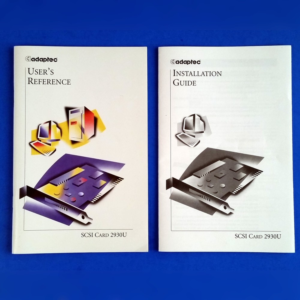 Adaptec 2930U PCI SCSI Host Adapter User's Reference & Installation Guide Manual