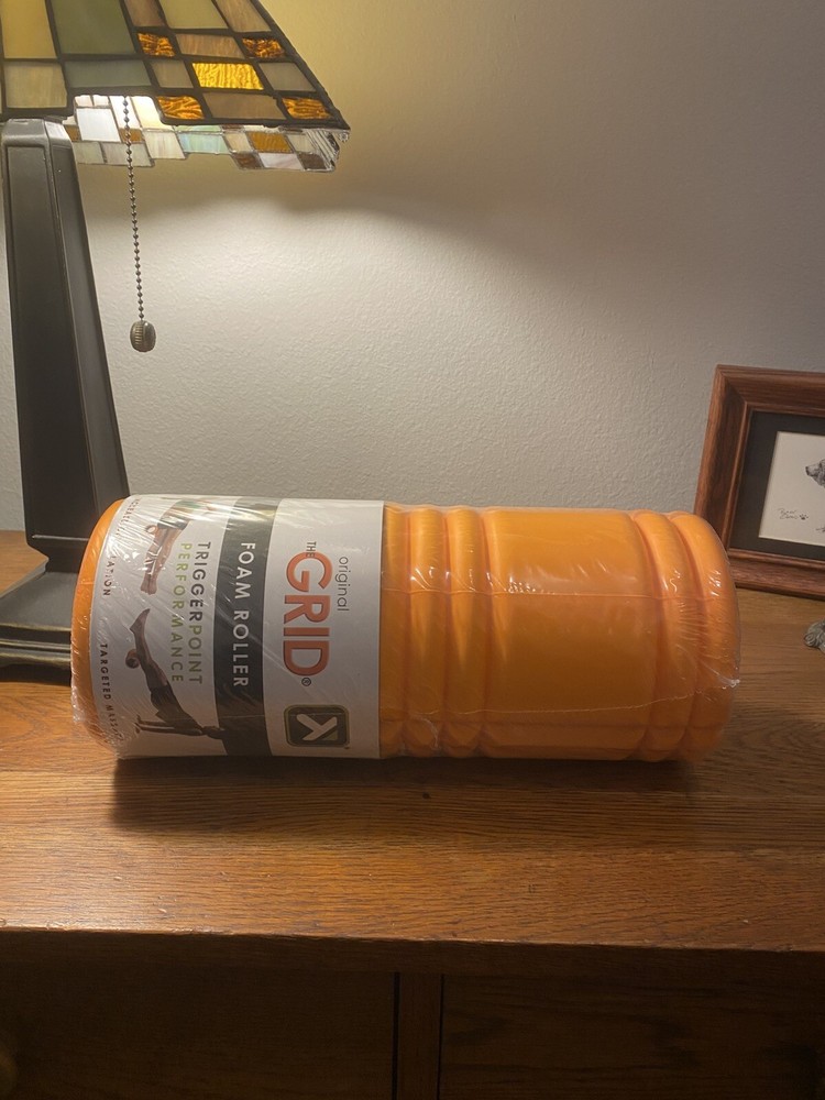 TriggerPoint GRID 13" Foam Roller for Exercise,Deep Tissue Massage Orange NEW