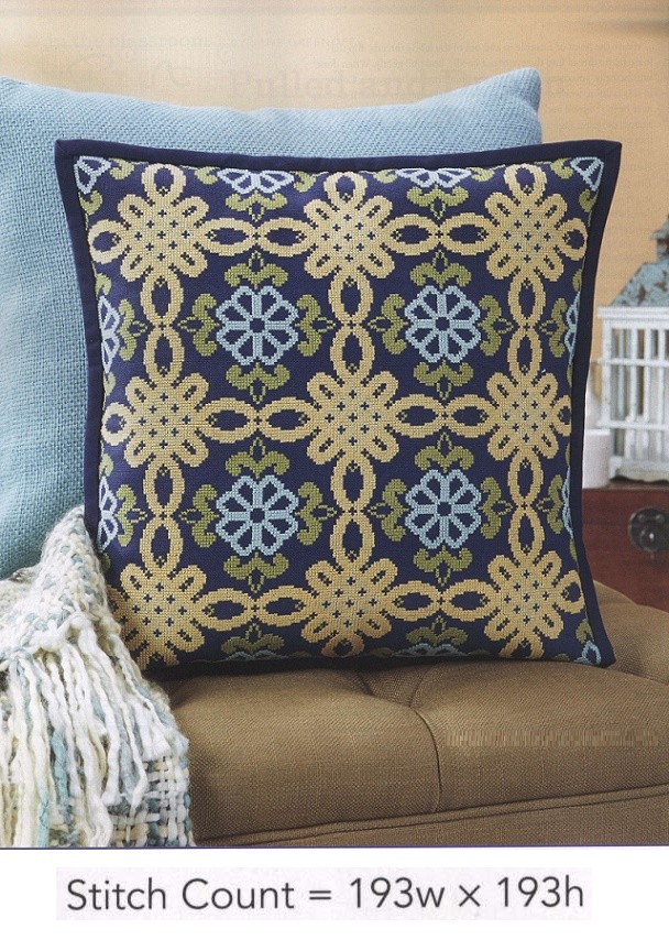 RENAISSANCE PILLOW    CROSS STITCH  PATTERN ONLY  GU - AEW