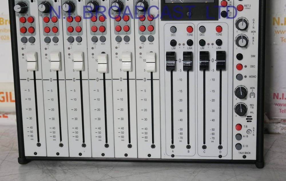 Audio developments ad146  6x stereo channel audio mixer