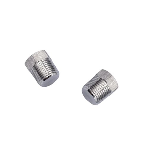 6 Pcs 3/8" NPT 304 Stainless Steel Hexagonal Thread Socket Pipe Plug Pipe