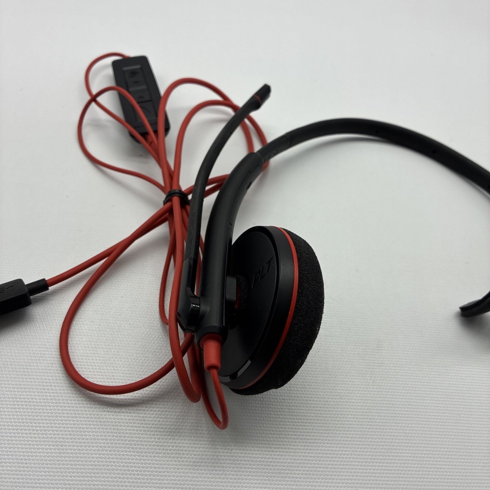 Plantronics Blackwire 3210 USB Over The Ear Headset Single