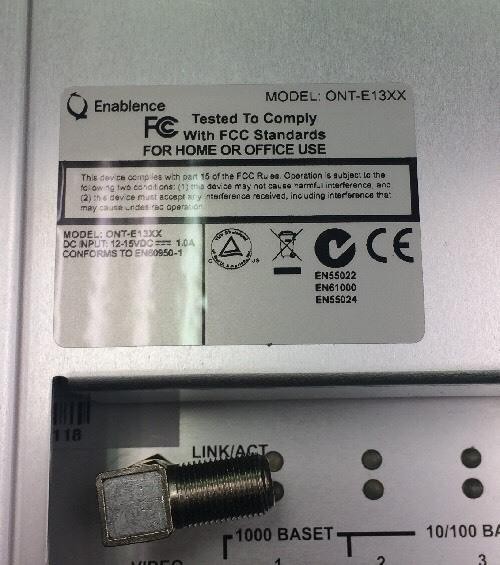 Wave 7 Optics Enablence ONT-E13XX