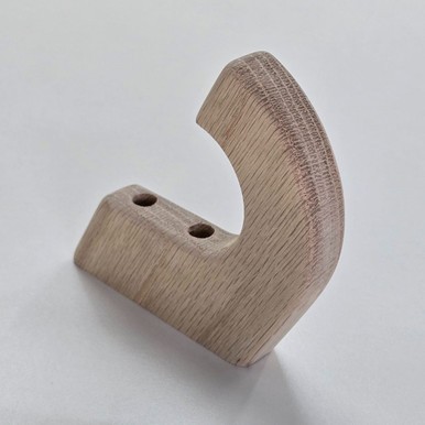 Solid Wood Wall Hooks | Unfinished Maple