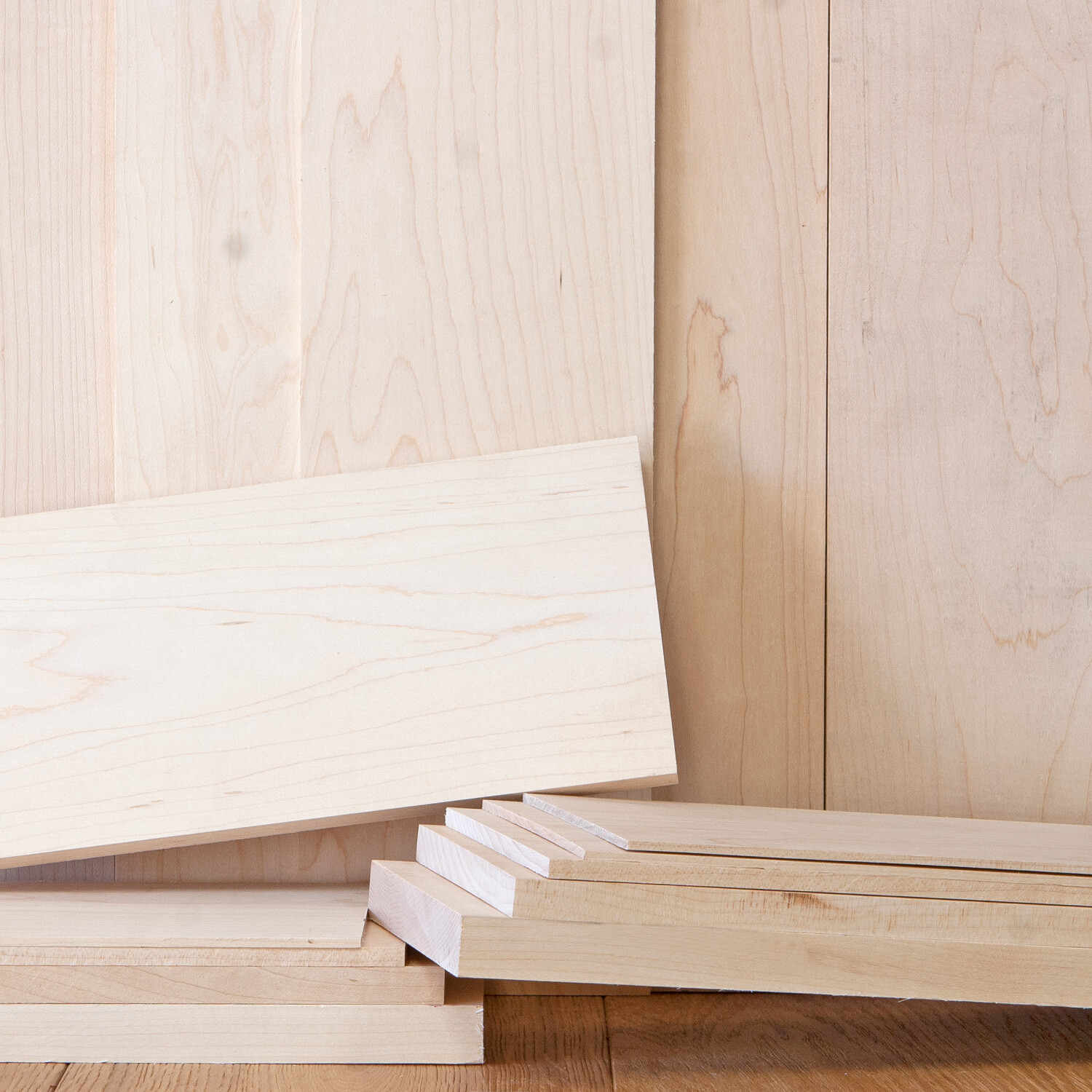 1/8", 1/4", 1/2" & 3/4" S4S Hard Maple Dimensional Lumber