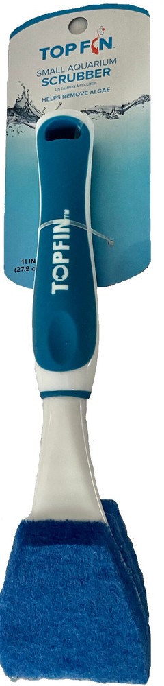 Top Fin Aquarium Fish Tank Scrubber Hand Held Helps Remove Algae