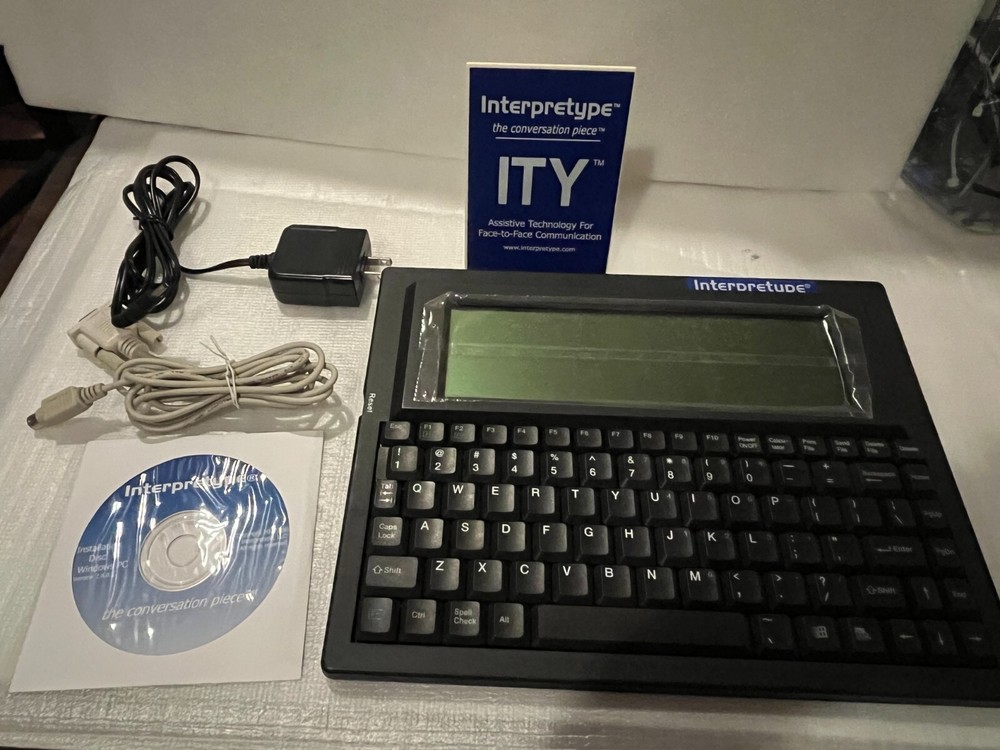 Interpretype ITY Translation Device with Software and Cables