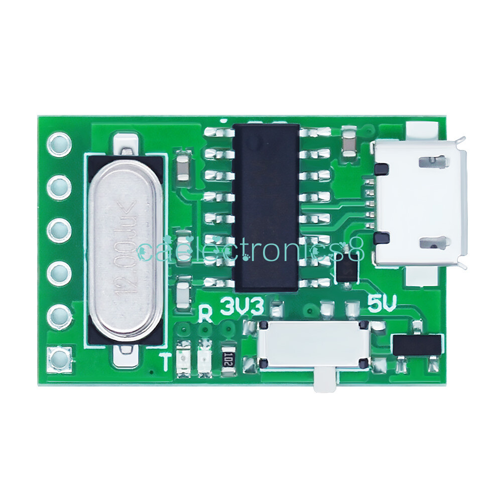 1PCS USB to TTL converter Micro UART module CH340G CH340 3.3V 5V switch