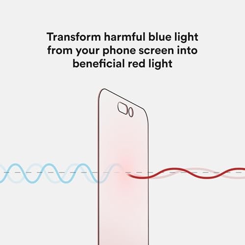 Red Light Converter Screen Protector – Passive Red Light Therapy for Face -