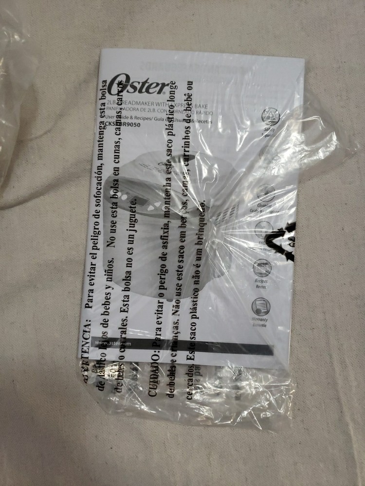 Oster CKSTBR9050 2lb 13 Setting Programmable Express Bake Bread Maker White