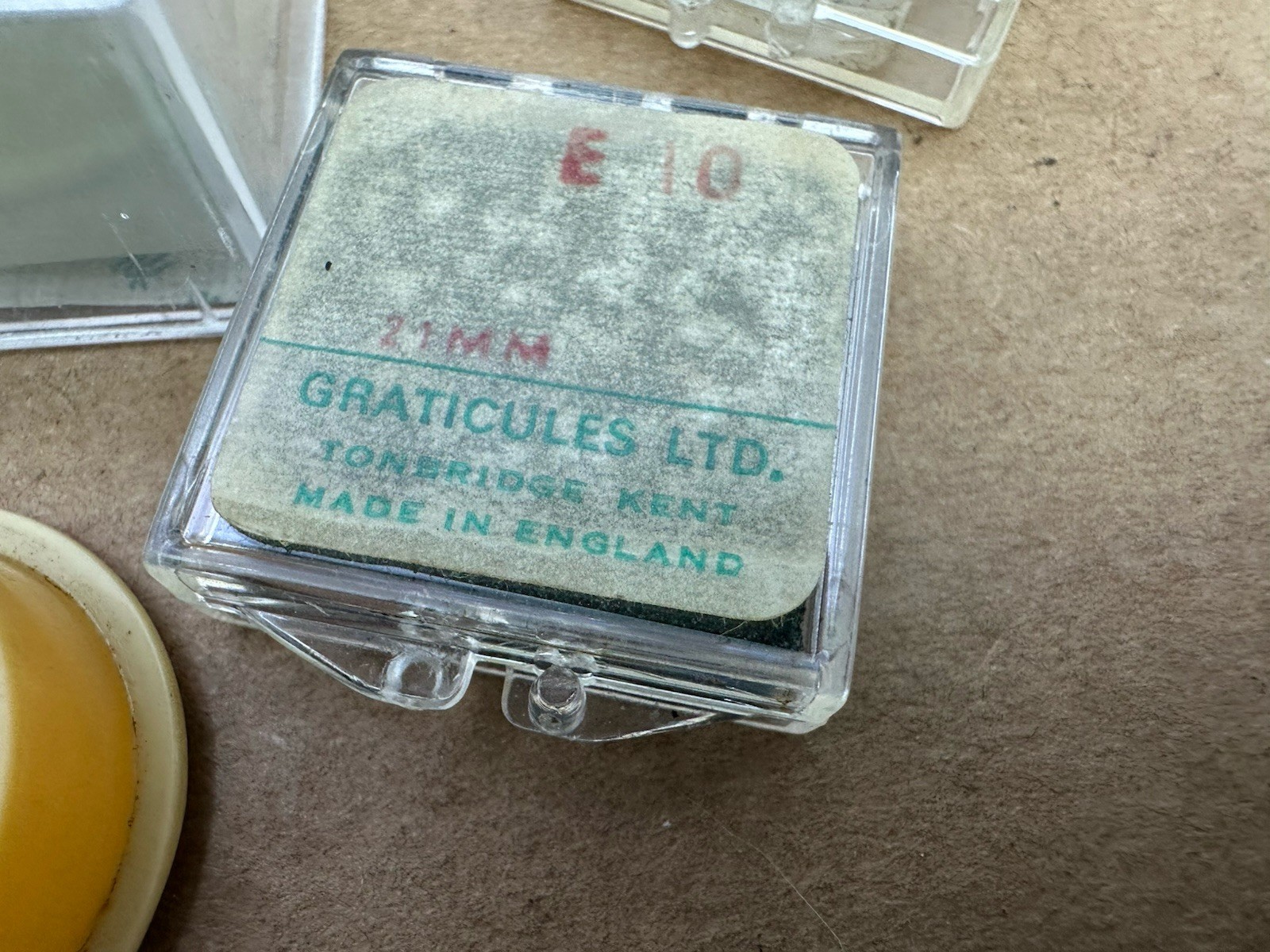 Lot of Vtg Microscope Lens Filters Glass Pearl Bausch Lomb Leitz Graf Apsco Etc