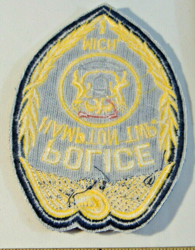 HAMPTON TWP. POLICE~ MICHIGAN FABRIC PATCH