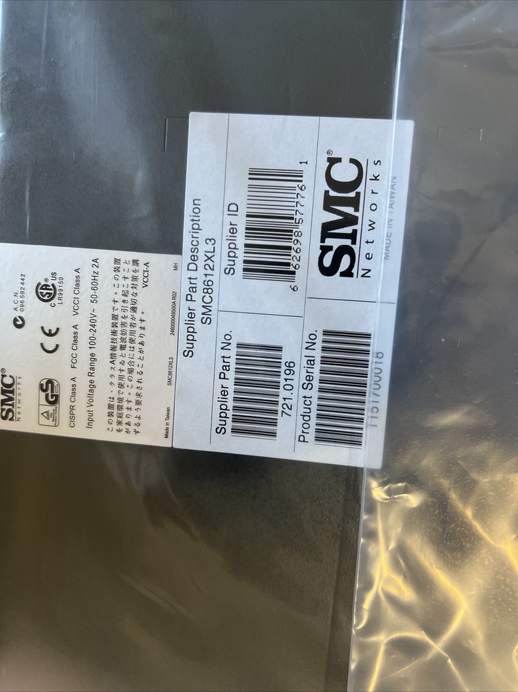 smc networks tiger switch 1000 smc8612xl3