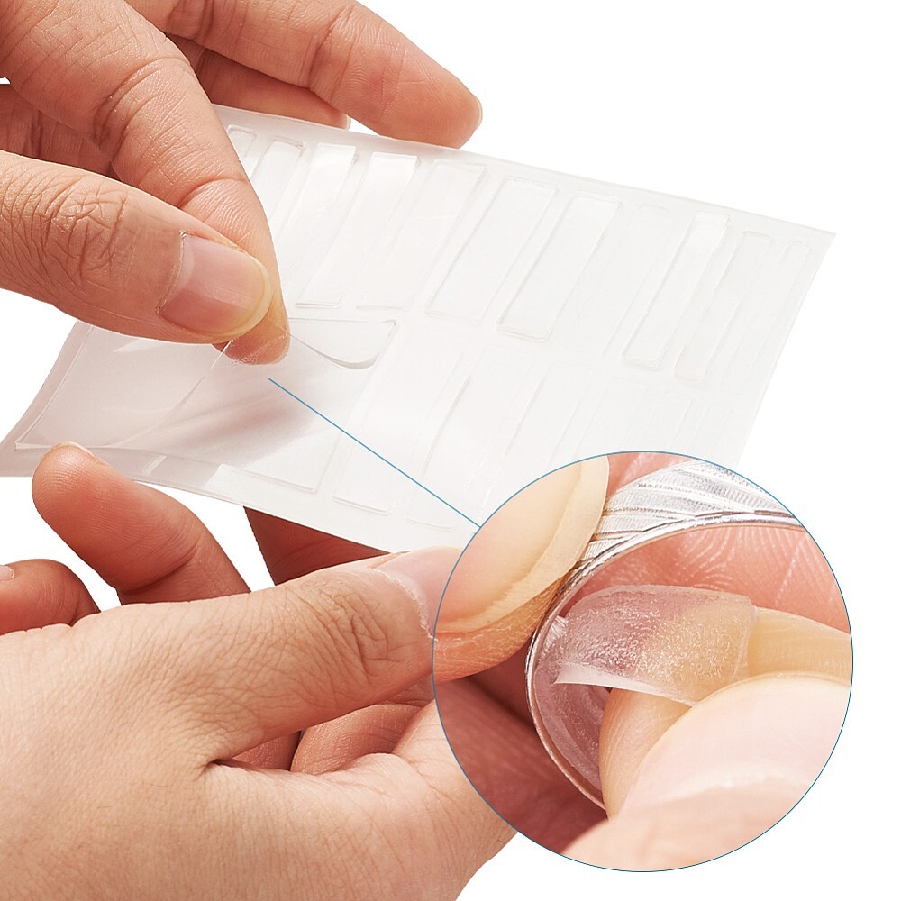 19Pcs Invisible Ring Adjuster-Assorted Sizes Ring Reducer Spacer Ring Guard A3