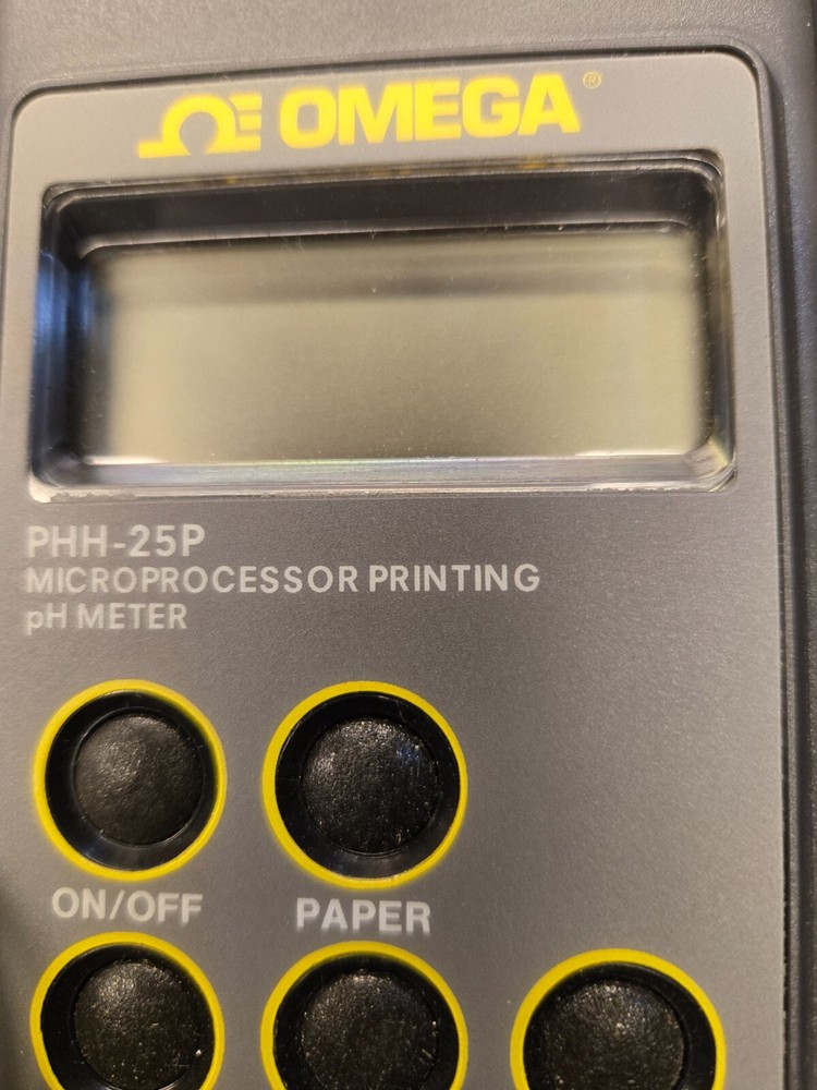 Omega PHH-25P Microprocessor Printing pH Meter Printer