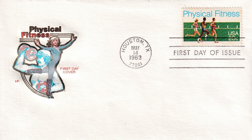 STAMP US SCOTT 2043 "Physical Fitness" 20 CENT 1983 FDC - G