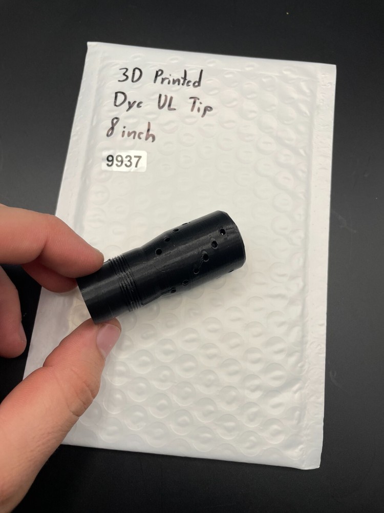 3D Printed Dye UL Tip 8 Inch