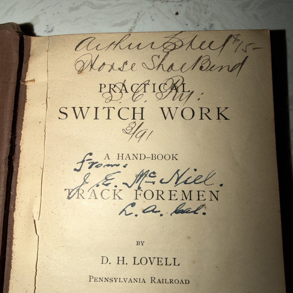 Practical Switch Work Book 1891