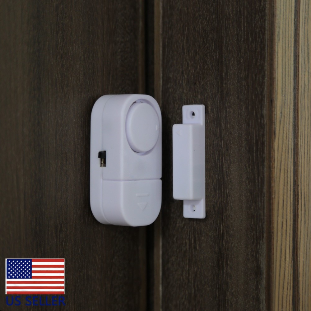 2pcs Wireless Home Window Door Burglar Security Alarm System Magnetic Sensor
