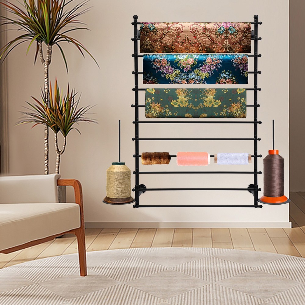 Wall Mounted Scarf Rack – 12-Tier Space-Saving Storage Solution
