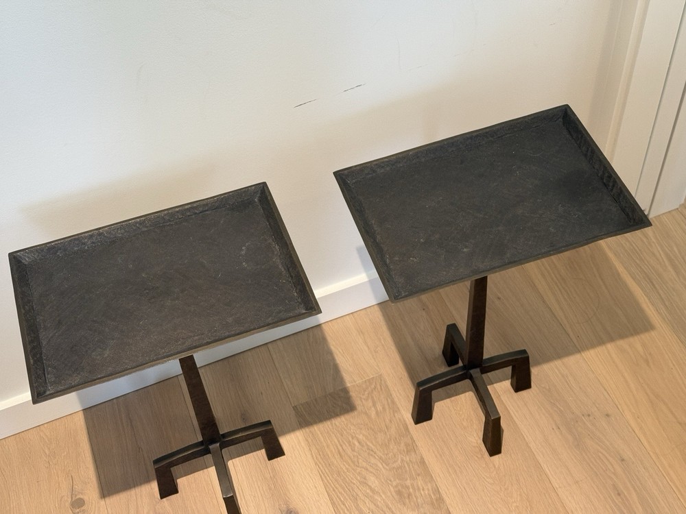 Tom Corbin Solid bronze Side Tables