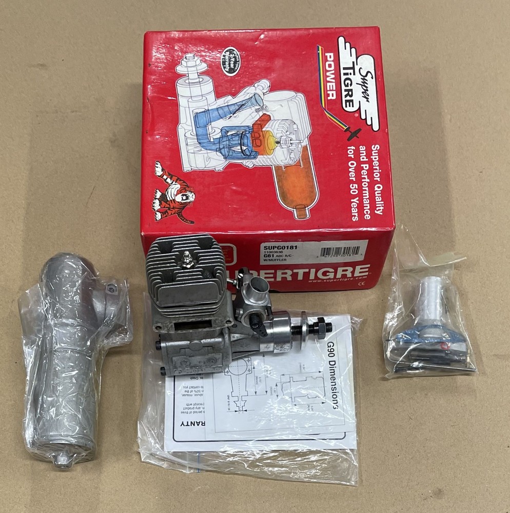 SUPER TIGRE G61 Model Airplane Engine SUPG0180