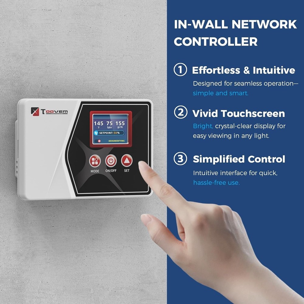 ALORAIR LCD Dehumidifier Remote Controller for Adjust Humidity & Temperature