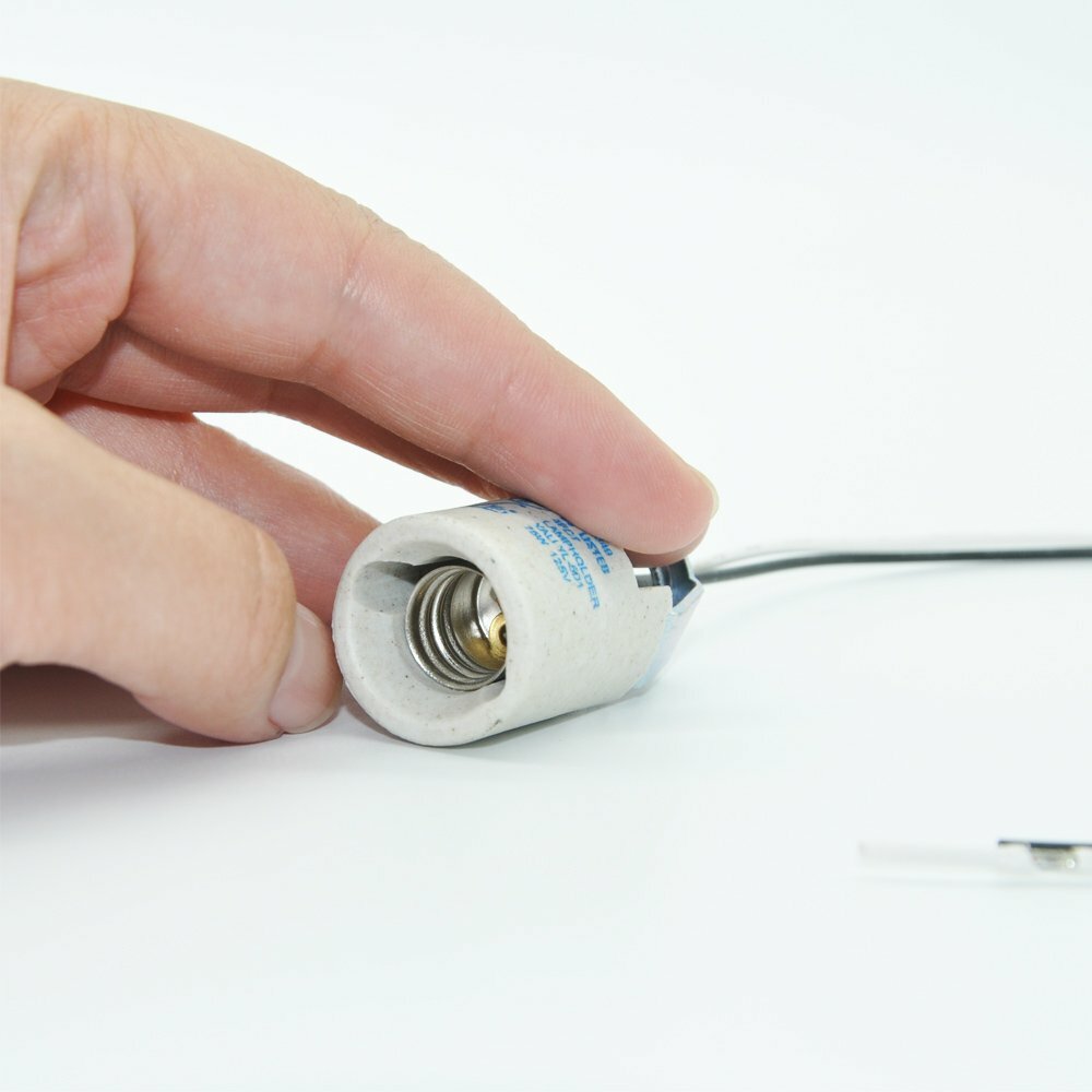 12" Ceramic E12 C7 Candelabra Light Socket Fixture Lamp Holders