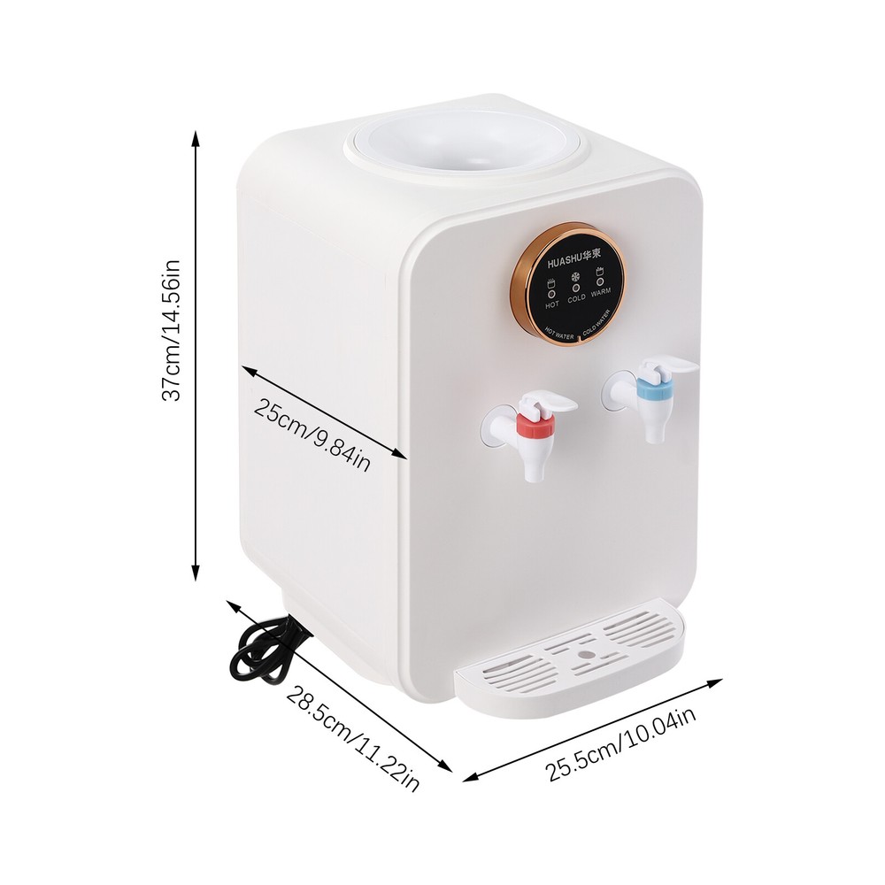 500ml Top Loading Hot Cold Water Dispenser Tabletop Countertop Drinking Machine