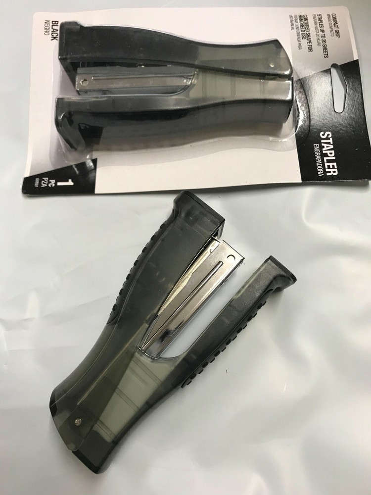 Compact Grip Stapler - 20 Sheets Capacity Black Color
