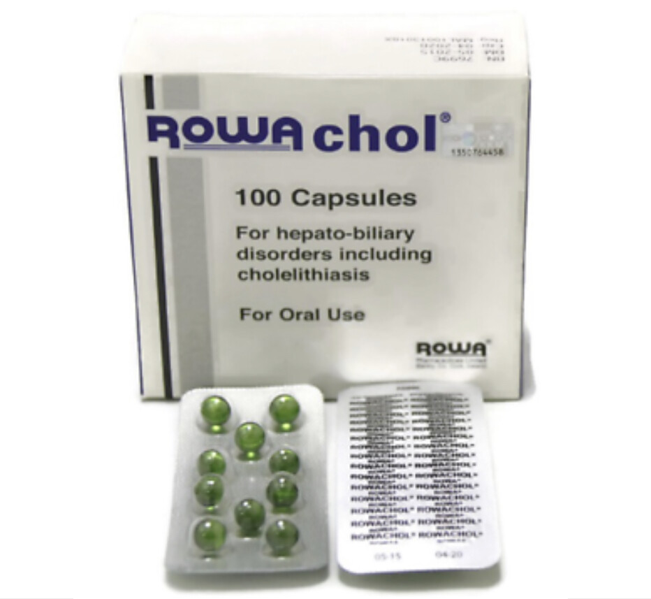 ROWACHOL 100 capsules – Improve Liver Gall Bladder Function prevent Gall Stones