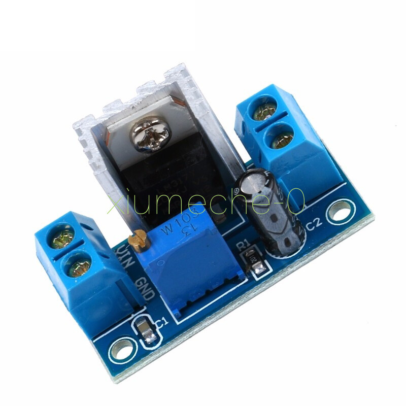 2pcs DC Linear Converter Buck Step Down LM317 Low Ripple Module Power Supply