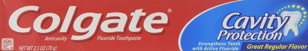 Colgate Cavity Protection Fluoride Toothpaste Mint 25 Ounce Cleans Teeth