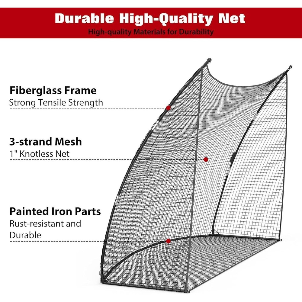 Golf Practice Net 10x7 FT, Golf Hitting Nets for Backyard, Includes Carry Bag