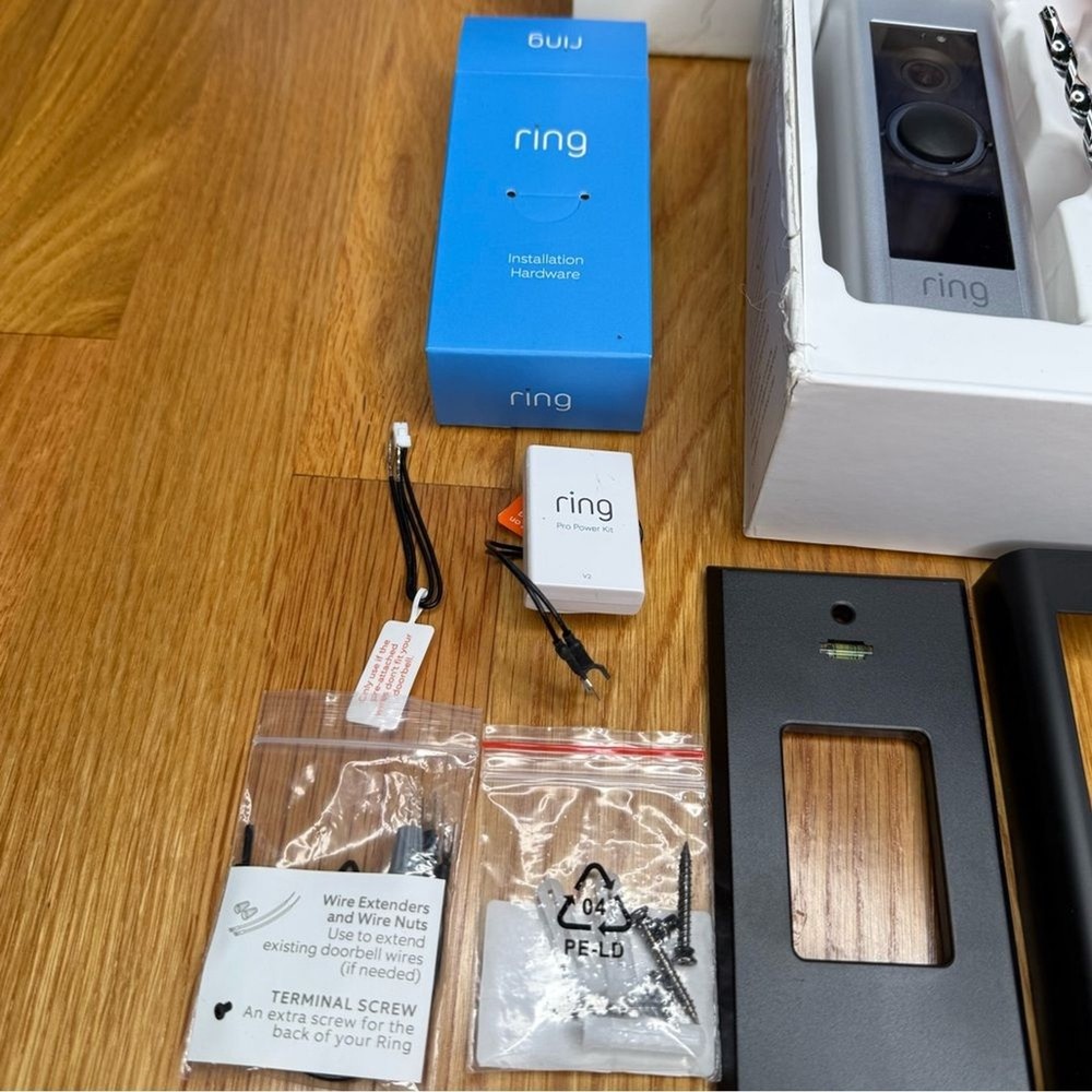 Ring Video Doorbell Pro Refurbished Open Box Complete Kit