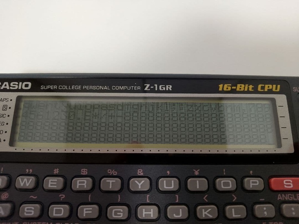 CASIO Z-1GR 16-bit CPU Calculator Pocket Computer Tested With Box