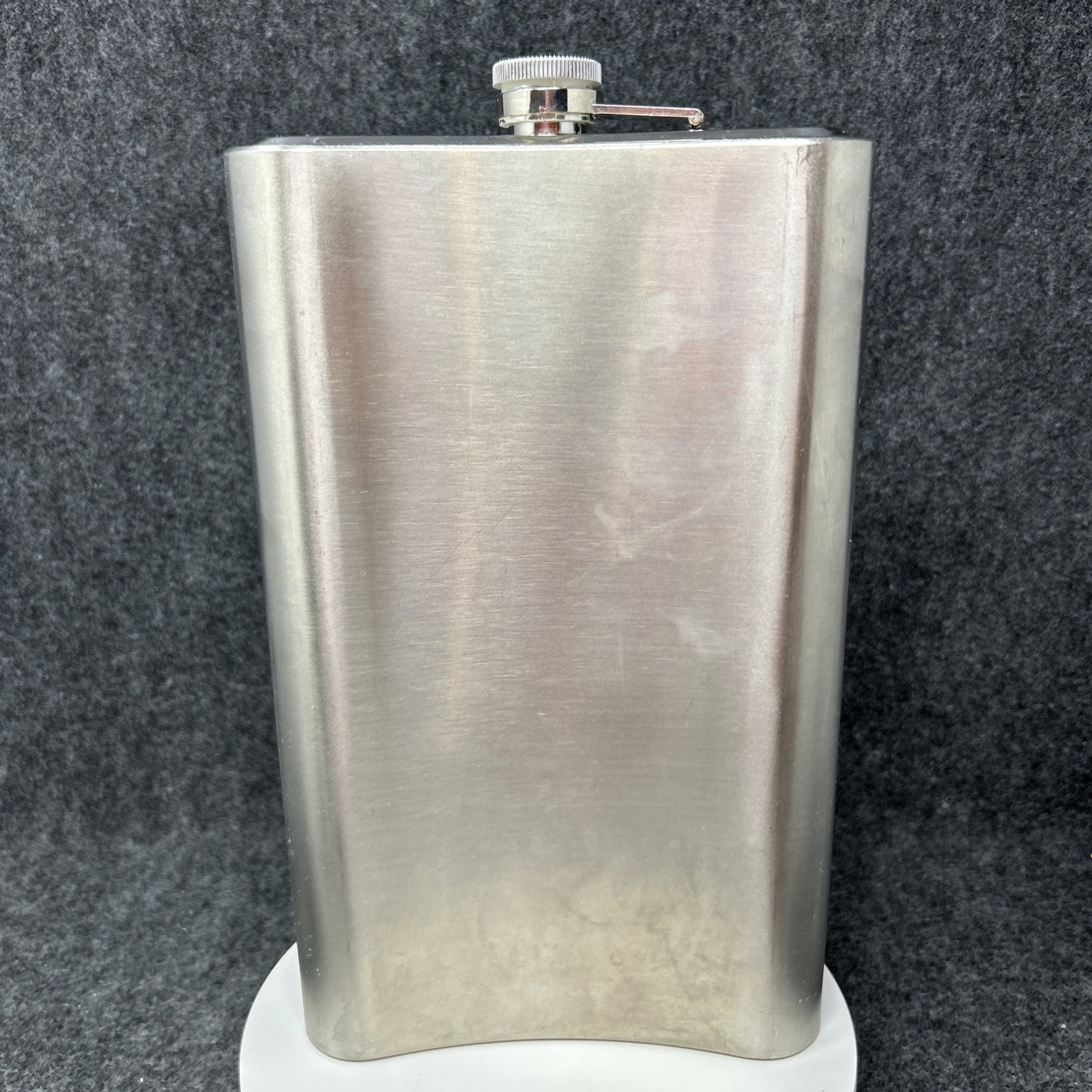 Giant 64oz Stainless Steel Flask 11" Novelty Santa Naughty Nice I Can Explain